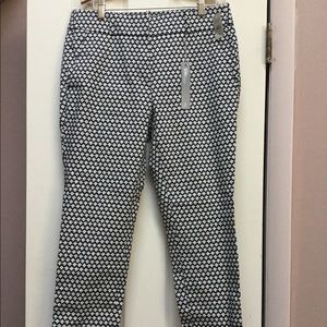 LOFT Petite Mosaic Skinny Ankle Pant in Marisa Fit